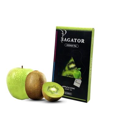 Кальянна чайна суміш Bagator Hookah Tea Apple Kiwi (Яблуко Ківі, 50 г)   20260 - фото інтернет-магазина Кальянер