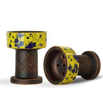 Чаша Gusto Bowls Rook Classic Yellow and Blue 435345 - фото інтернет-магазина Кальянер