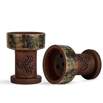 Чаша Gusto Bowls Rook Classic Brown 4410 - фото інтернет-магазина Кальянер