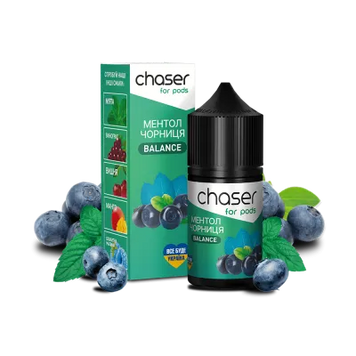 Жидкость Chaser Blueberry Menthol Balance (Монахи Ментол, 50 мг, 30 мл) 43066 - фото интернет-магазина Кальянер