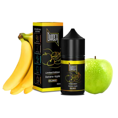 Рідина Chaser Black Banana Apple Limited Balance (Банан Яблуко, 50 мг, 30 мл) 024221 - фото інтернет-магазина Кальянер