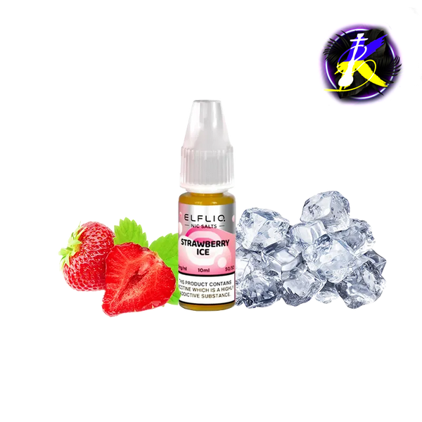 Жидкость Elfliq Strawberry ice (Клубника Лёд, 50 мг, 10 мл) 21061 - фото интернет-магазина Кальянер