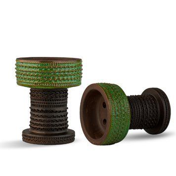 Чаша Gusto Bowls Rook Classic NEW Green 342223 - фото інтернет-магазина Кальянер