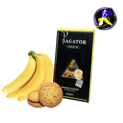Кальянна чайна суміш Bagator Hookah Tea Banana Cookies (Бананове Печиво, 50 г)   20257 - фото інтернет-магазина Кальянер
