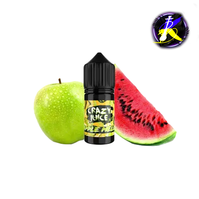 Рідина Crazy Juice Salt Apple Melon (Яблуко Кавун, 50 мг, 30 мл) 20384 - фото інтернет-магазина Кальянер