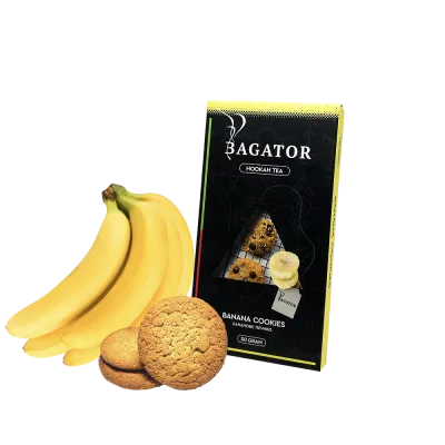 Кальянная чайная смесь Bagator Hookah Tea Banana Cookies (Банановое Печенье, 50 г)   20257 - фото интернет-магазина Кальянер