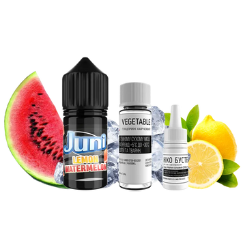 Набір для самозамісу Juni Silver Ice Watermelon Lemon (Кавун Лимон Льод, 50 мг, 30 мл)