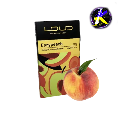 Табак Loud Easypeach (Изипич, 100 г)   8283 - фото интернет-магазина Кальянер