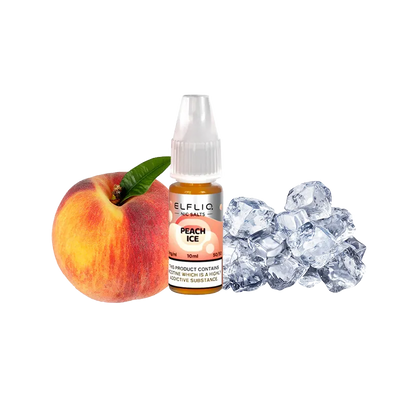 Жидкость Elfliq Peach ice (Персик Лёд, 50 мг, 10 мл) 21060 - фото интернет-магазина Кальянер