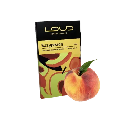 Табак Loud Easypeach (Изипич, 100 г)   8283 - фото интернет-магазина Кальянер
