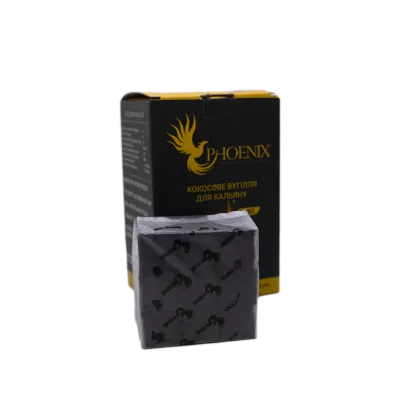 Кокосовый уголь для кальяна Phoenix (0,25 кг, 18 шт, р25, без коробки) 8874 - фото интернет-магазина Кальянер