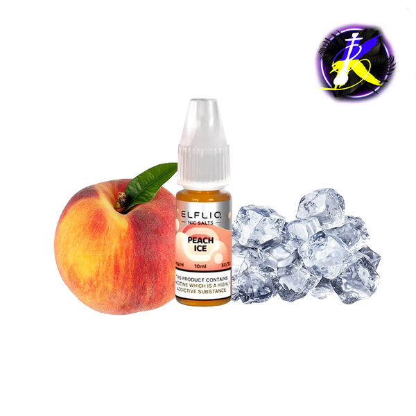 Рідина Elfliq Peach ice (Персик Лід, 50 мг, 10 мл) 21060 - фото інтернет-магазина Кальянер